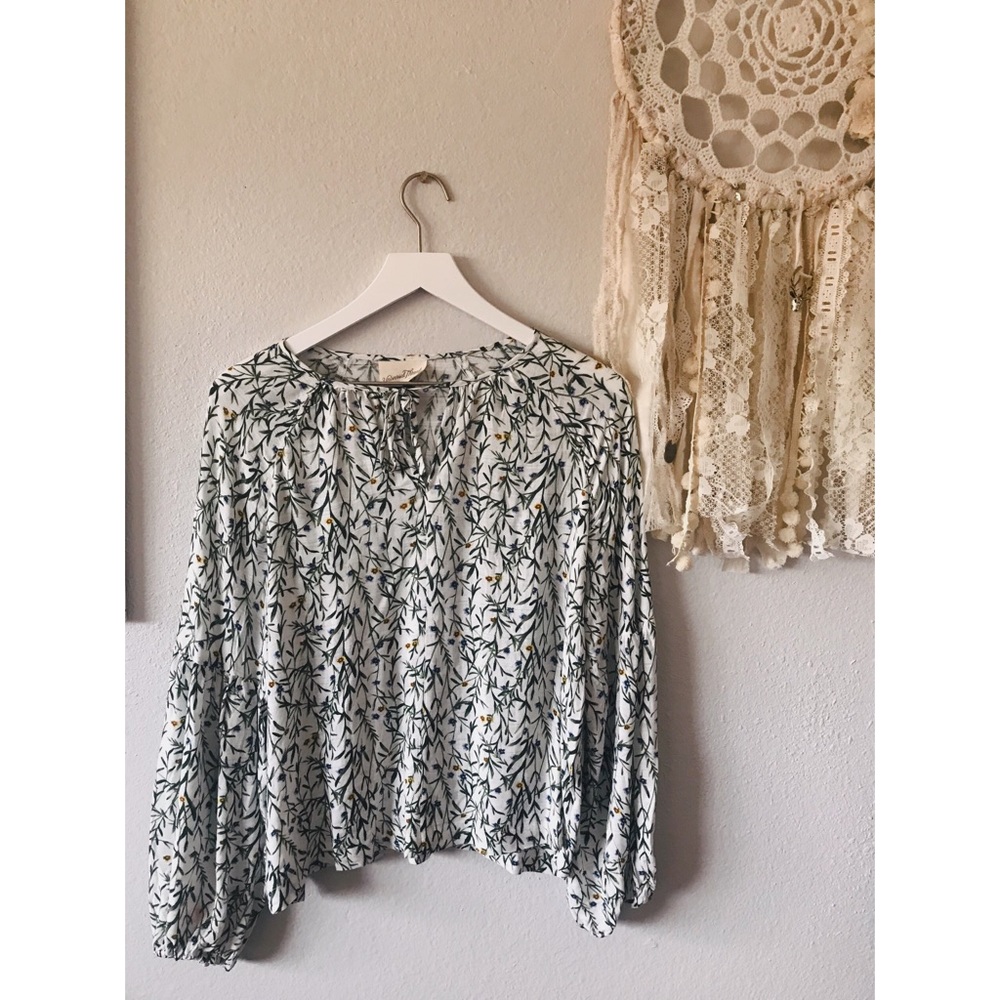 Flower Print Blouse